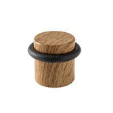 Inspire Floor Door Stopper, Wood Effect Oak, Hybrid Fix,Ø3.6X3,2Cm, 2 Pcs